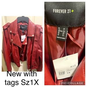 Faux leather jacket Sz1X